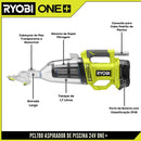 Ryobi One Plus - Aspirador de Piscina Sem Fio 24V/90W - BIVOLT 110/220
