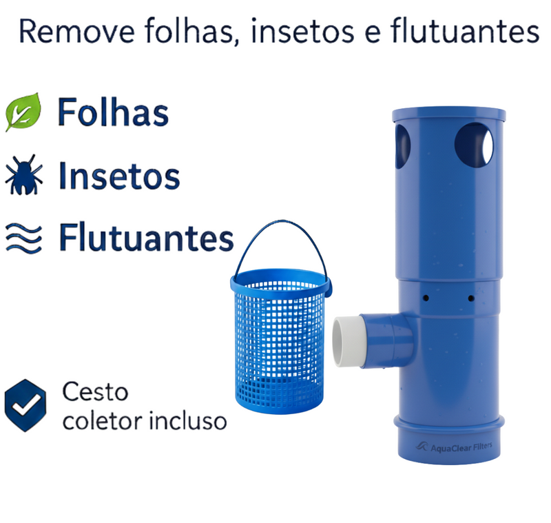 Skimmer de Piscina SHARK – água limpa, ajuste perfeito