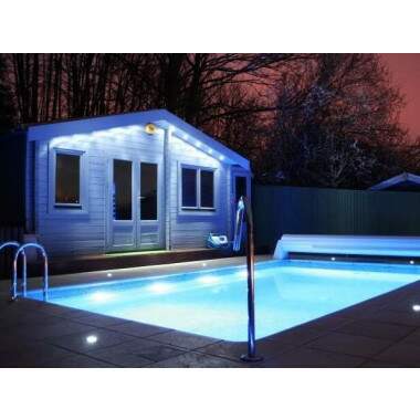 Luminária de Led Para Piscina 9W BRANCO em ABS Iluctron