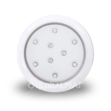 Luminária de Led Para Piscina 9W BRANCO em ABS Iluctron