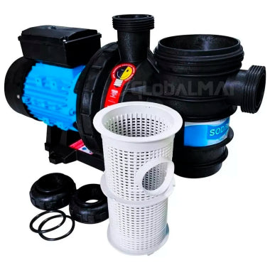 Kit Filtro e Bomba Motor 1/2cv Piscinas Até 50m³ Sodramar