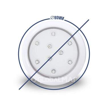 Luminária de Led Para Piscina 9W BRANCO em ABS Iluctron