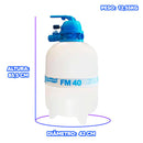 Kit Filtro e Bomba Motor 1/2cv Piscinas Até 50m³ Sodramar